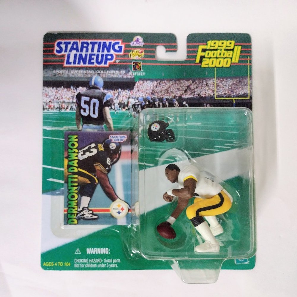 1999 Dermontti Dawson Pittsburgh Steelers Starting Lineup NFL ROOKIE figure
